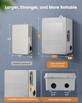 SURAIELEC WiFi Pool Timer voice-control-integration supports hands-free operation with smart assistants.
