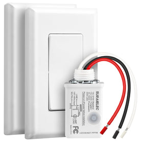 SURAIELEC wireless light switch kit enabling effortless 3-way setup without wiring