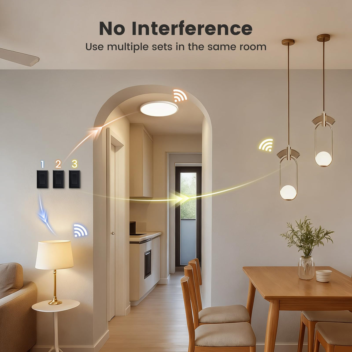 SURAIELEC receiver unit fits compact spaces for clean installation.