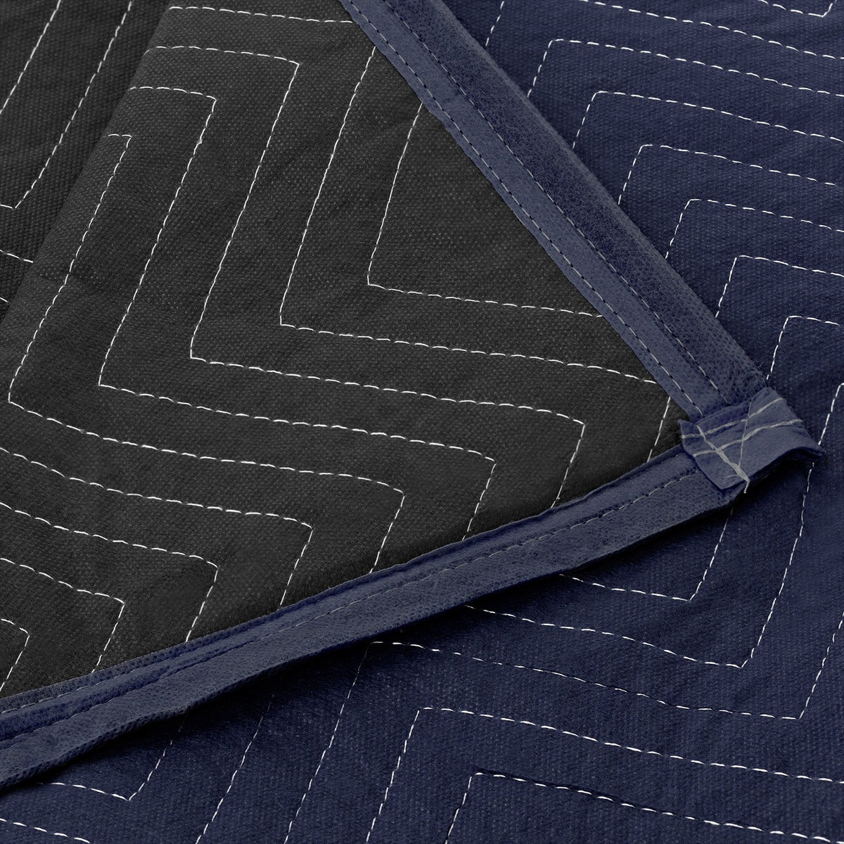 Sure-Max double-stitched binding closeup highlights durable construction.