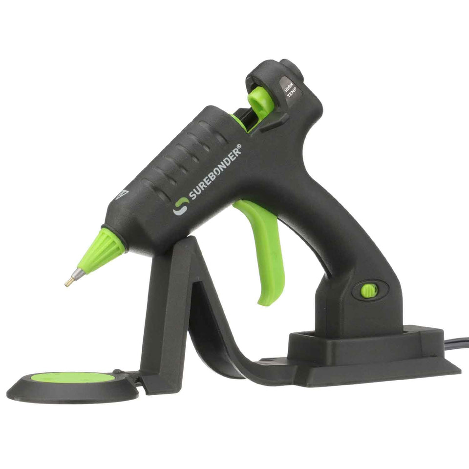 Surebonder cordless mini glue gun with detail tip for precise craft work.