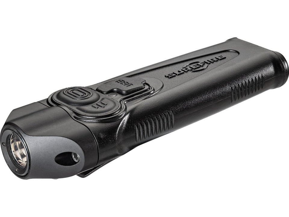 SureFire Stiletto Pocket Light on a keychain, providing quick, reliable illumination