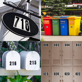 3-inch reflective numbers from SUREFORU ideal for home and business addresses.