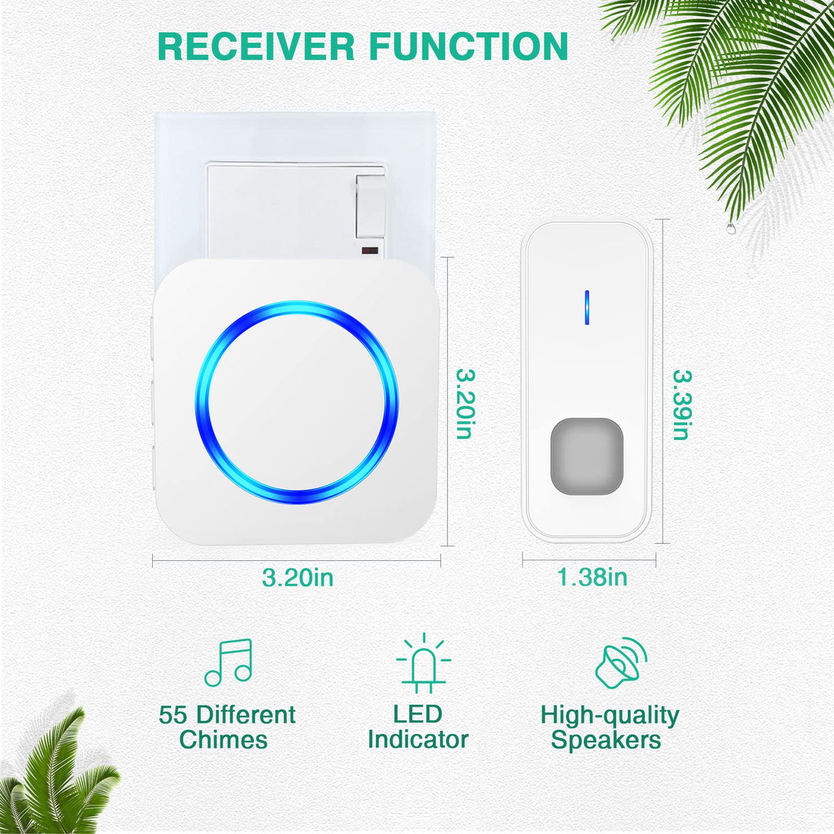 Surfou LED flash helps you spot doorbell alerts in noisy environments.