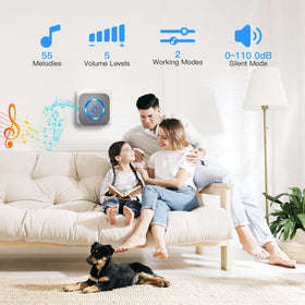 SURFOU doorbell range up to 1300 ft for large properties.