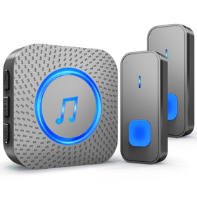 SURFOU doorbell receiver plugged in for reliable alerts around the home.