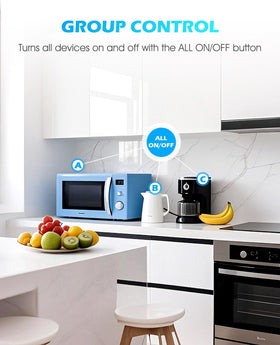 SURNICE wireless remote outlet christmas-lights convenient for decorative setups