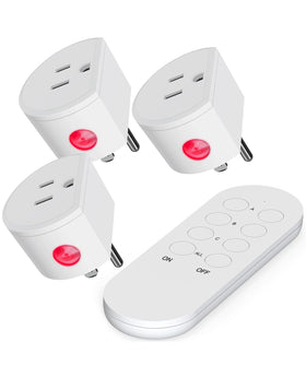 SURNICE wireless remote outlet compact-design enables space-saving control in tight outlets