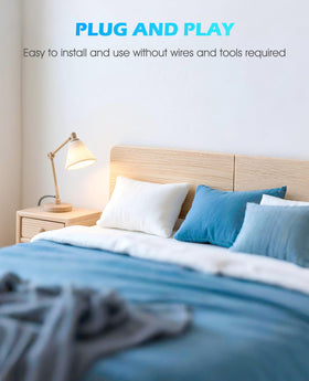 SURNICE wireless remote outlet three outlets lets you control lights individually