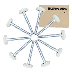 SURPASS 2-inch ultra-quiet nylon roller closeup for quiet operation.