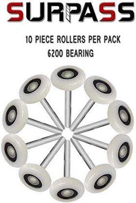 SURPASS 6200ZZ bearing detail highlighting durable, long-life support.
