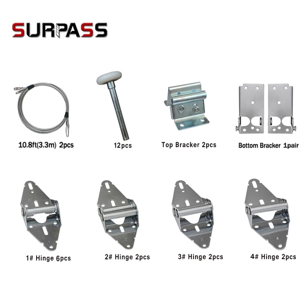 Surpass galvanized hinge highlighting rust resistance for durable performance.