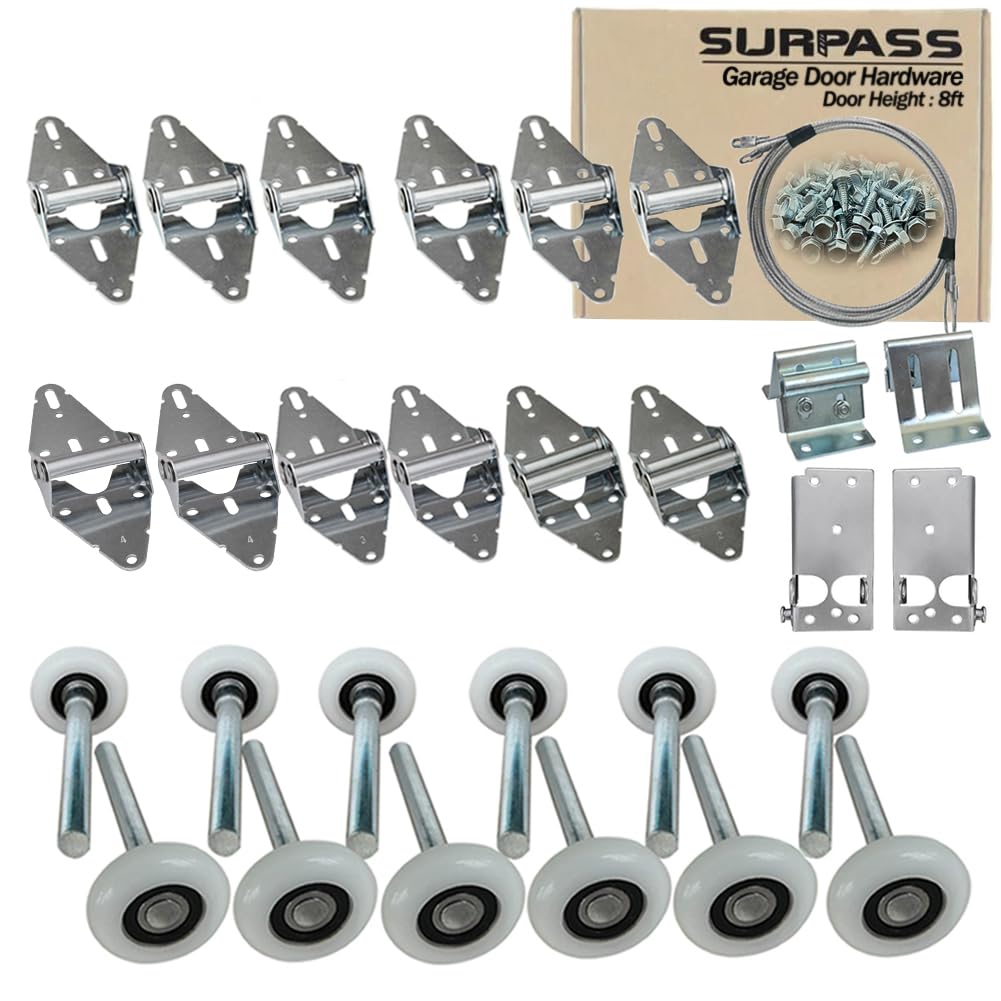 Surpass nylon roller for quiet, smooth garage door operation.