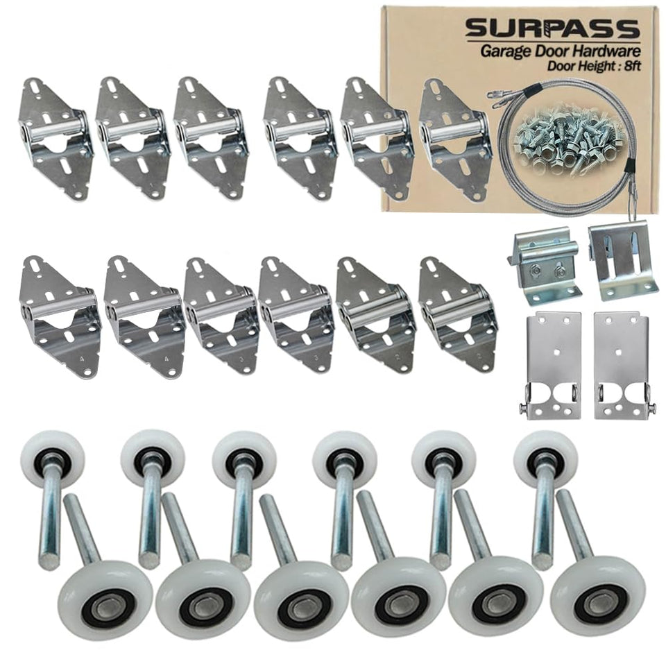 Surpass nylon roller for quiet, smooth garage door operation.