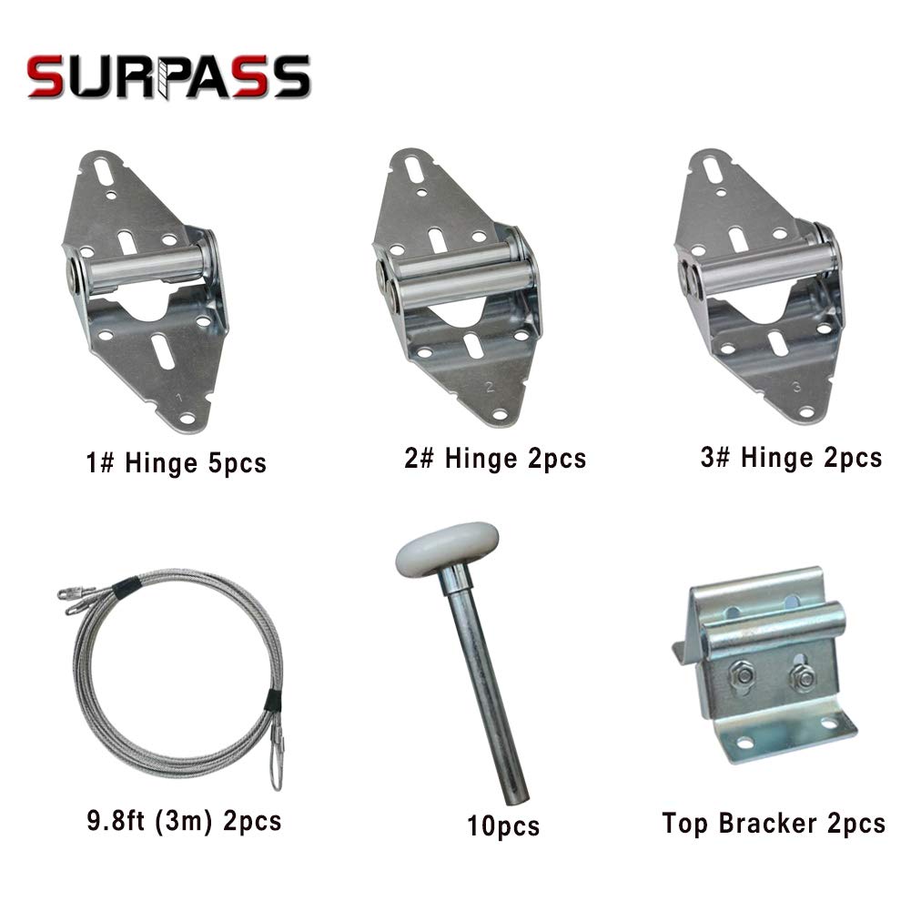 SURPASS top bracket ensures secure mounting for reliable 7 ft doors.