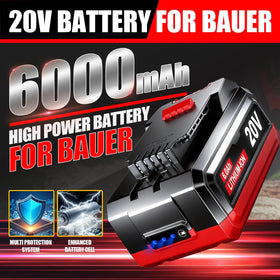Compatibility of Surpowtec Bauer 20V battery with multiple Bauer tools.