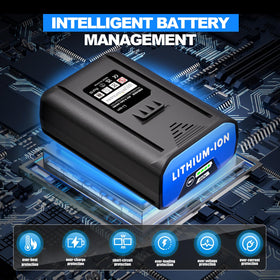 Surpowtec battery features durable, shock-resistant construction.