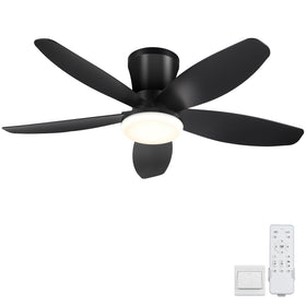 Surtime 36in ceiling fan with light and remote for flexible room lighting