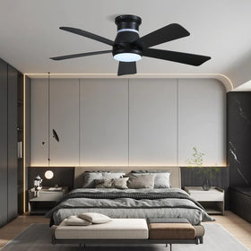 Surtime 46in black ceiling fan installation video guide for easy setup.