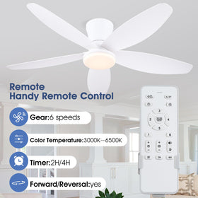 Surtime remote and app control demo for effortless lighting and wind adjustments.