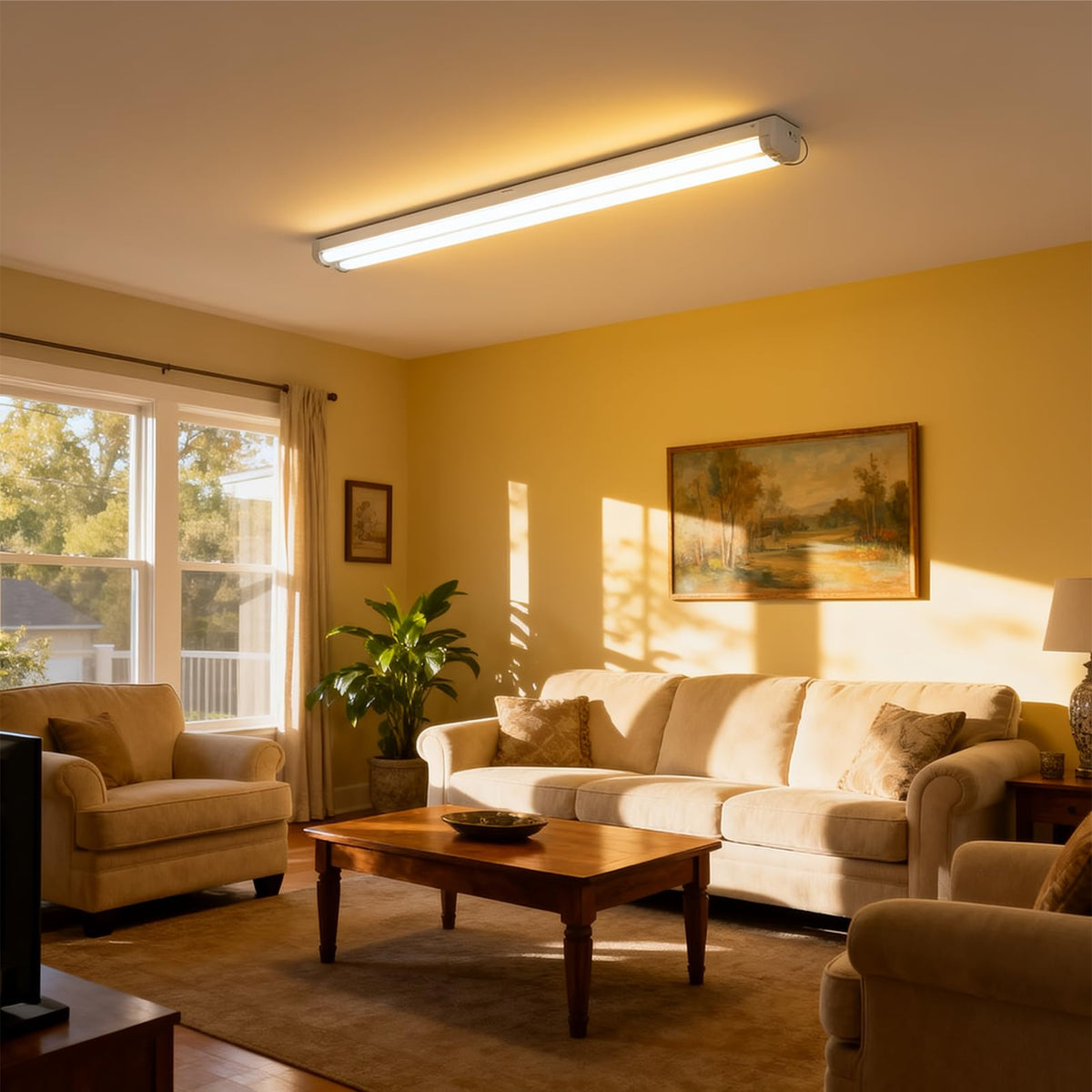 SUSLUM 24W equals 64W fluorescent, reducing energy use