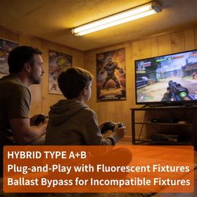 SUSLUM ballast-bypass-ready LED bulbs for fixtures that require direct wiring