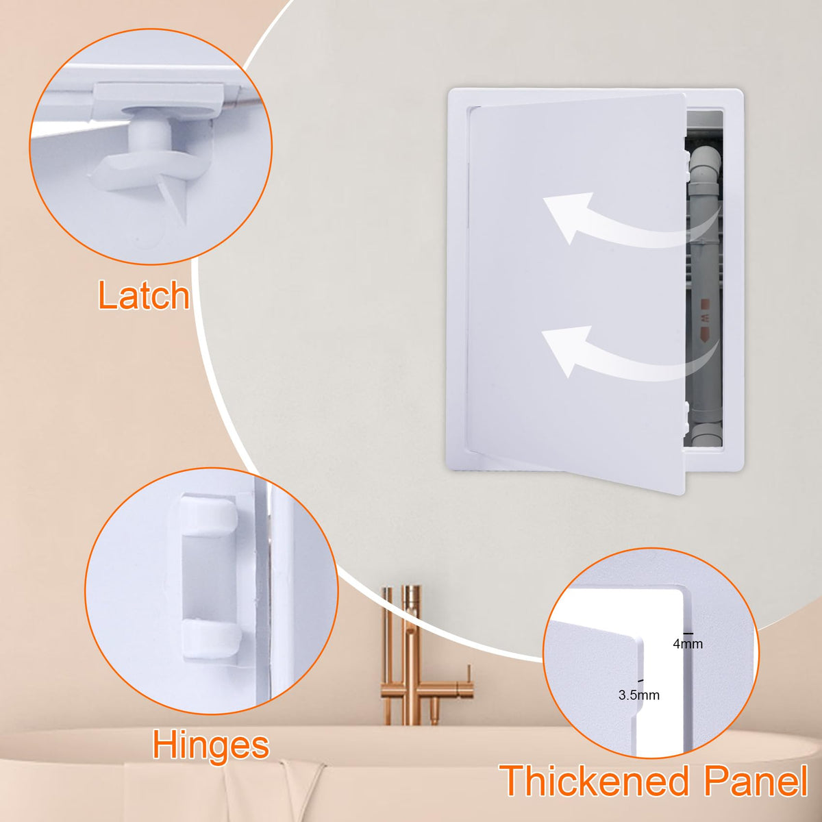 Suteck high-impact styrene plastic panel resists wear