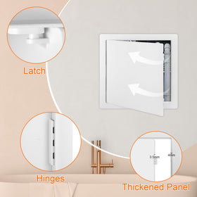 Suteck outside-flange access door enabling simple DIY installation