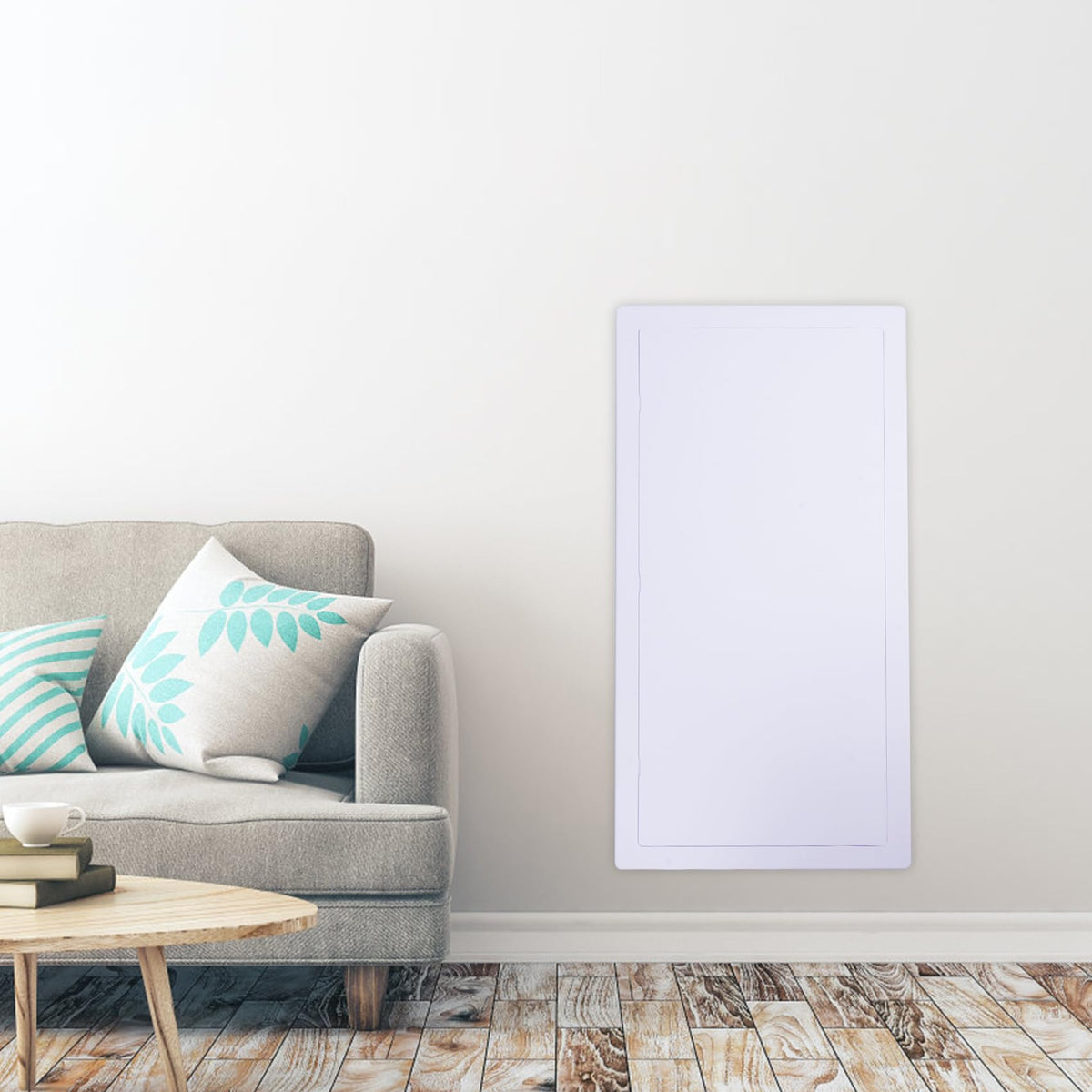 Suteck paintable access panel matching wall color options