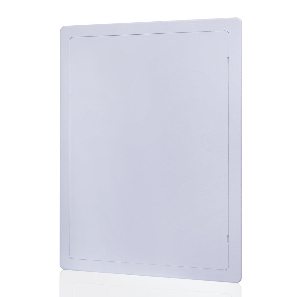 Suteck access panel white front view for easy ceiling access.