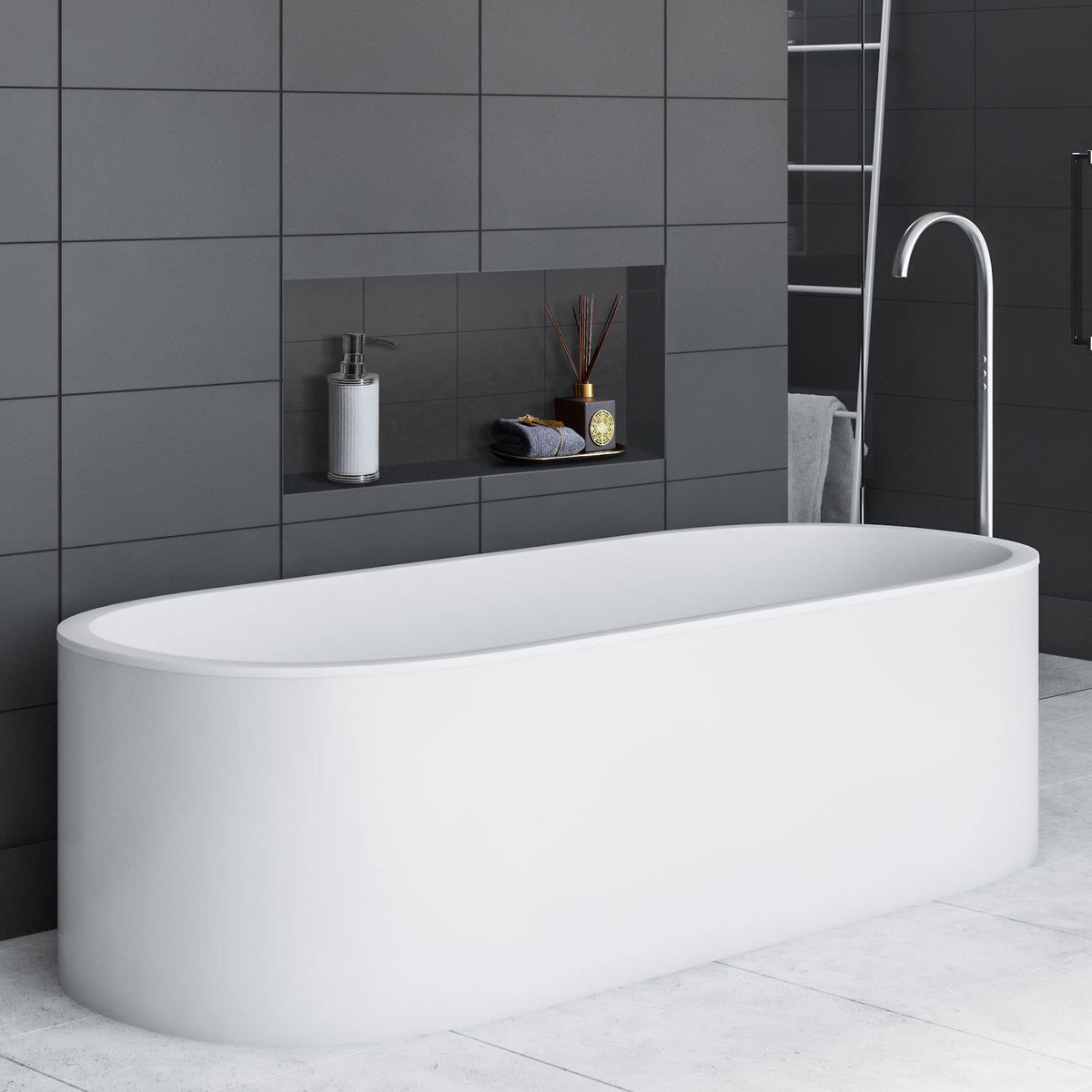 Suteck Shower Niche inside dimensions 24x12 show ample space for essentials