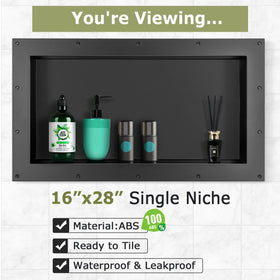 Suteck Shower Niche versatile use also suits cupboards and kitchens