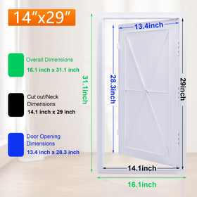 Suteck wall access panel hinged door for easy behind-wall access