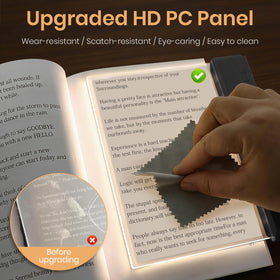 Suteng Flat Book Light eye protection-friendly design for long sessions.