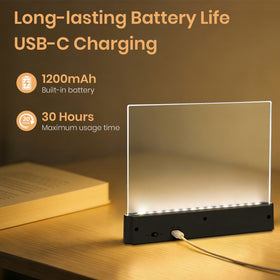 Suteng Flat Book Light timer function for customized lighting duration.