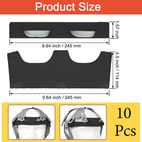SUTETLW nylon snap attachment keeps sweatband firmly on most helmets