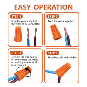 SUTETLW red P6 wire nut for high-visibility, sturdy terminations