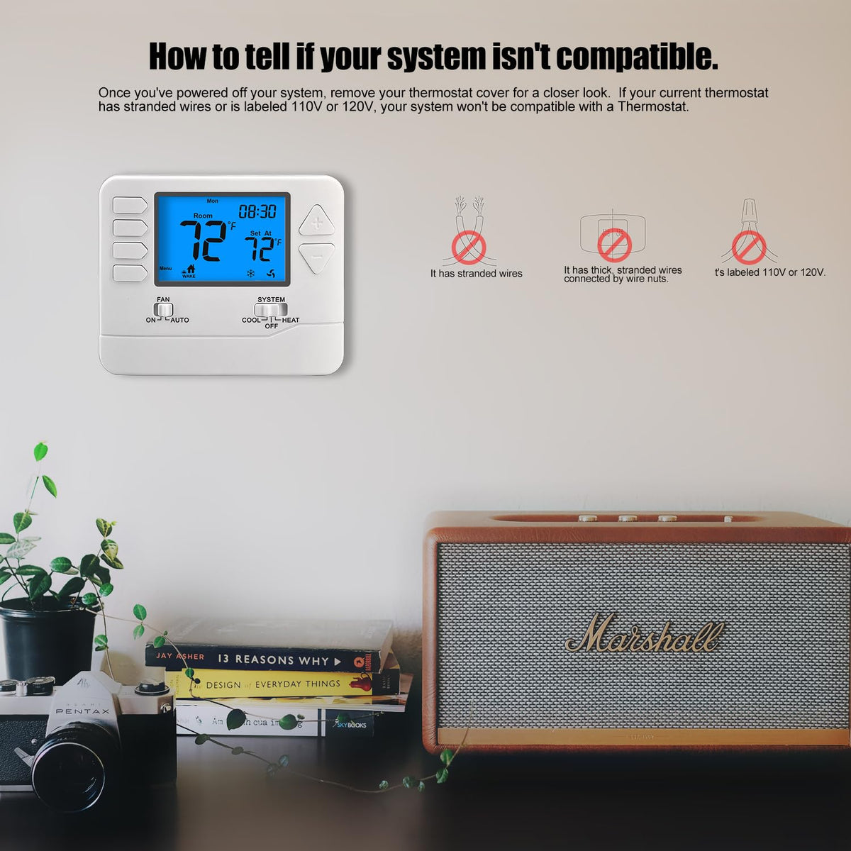 Suuwer maintenance reminders for battery and filters