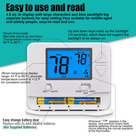 Suuwer S701 digital display with readable temperature at a glance