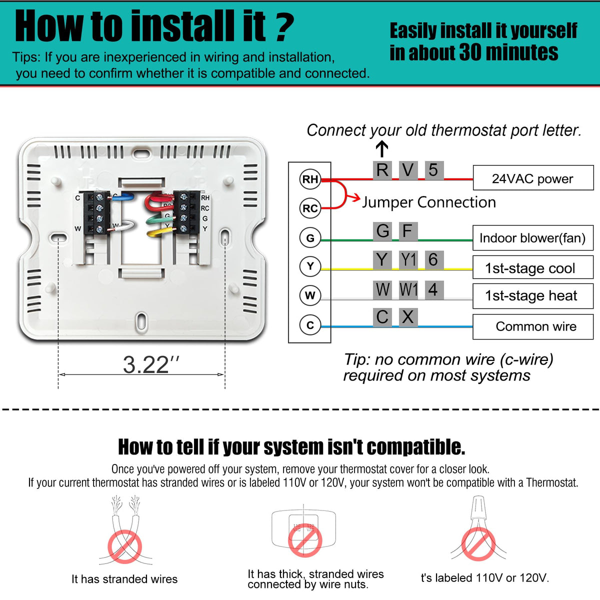 Suuwer swing adjustment image showing 0.2°F to 2°F control
