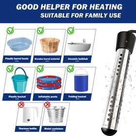 Suwdjpwo heater supports hot tub or camping setup with ease