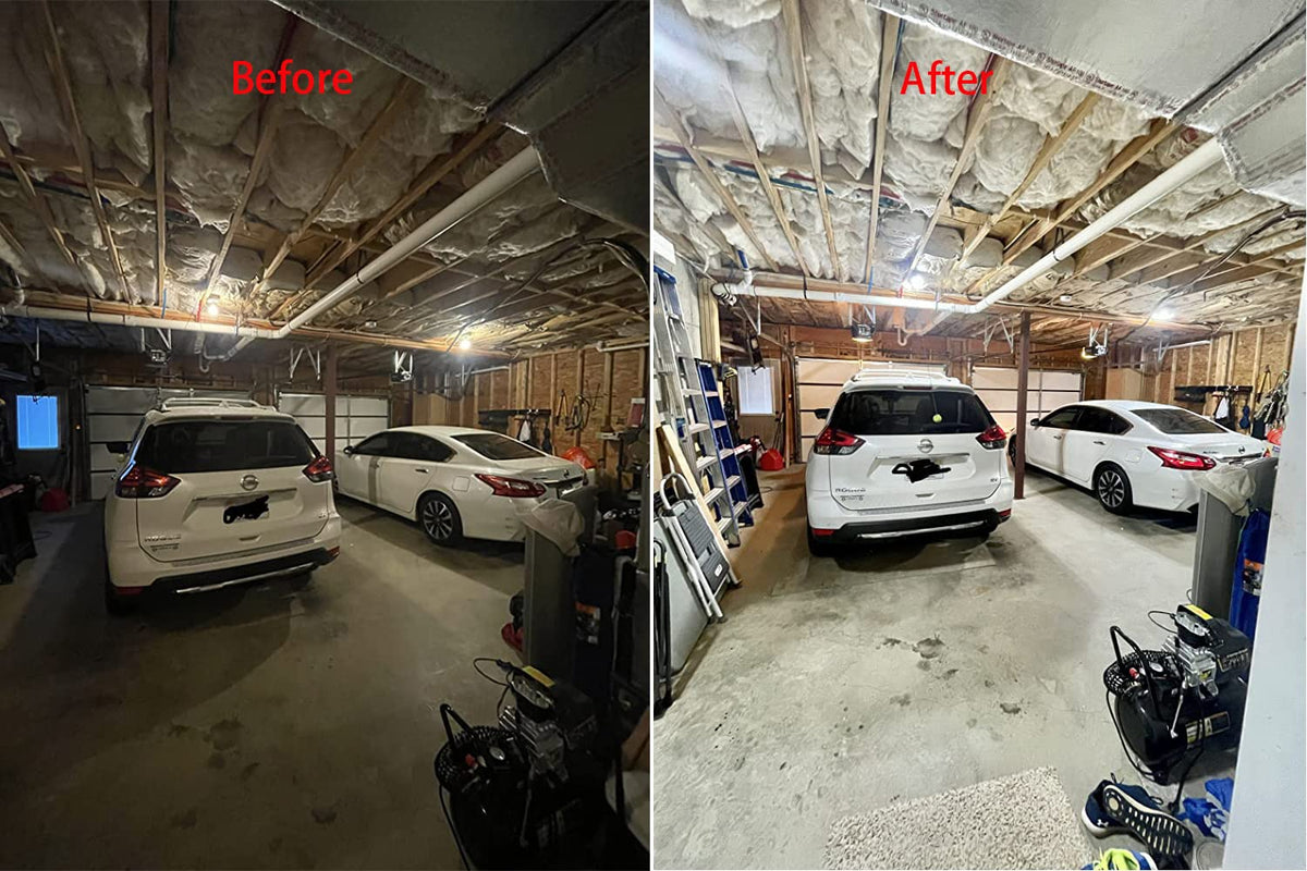 suyncyi durable PC housing resists heat and corrosion for long-lasting garage lighting.