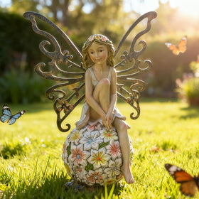 Suyorpe solar powered fairy night light for easy garden setup