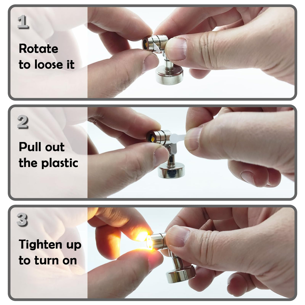 Suzeyar battery-operated LED lights with backup batteries included