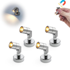 Suzeyar metal miniature LED light highlighting artwork with a magnetic base