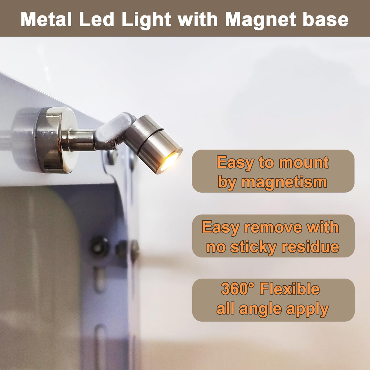 Suzeyar wireless miniature spot light adding ambient lighting to crafts