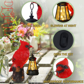 IP44-rated lantern stands up to rain and wind for outdoor use