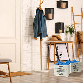 Suzile disposable shoe covers ideal for guest-friendly entryways.