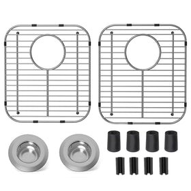 SUZLON sink grid protects bottom of sink with 13.2 x 11.6 inch fit and protection benefits