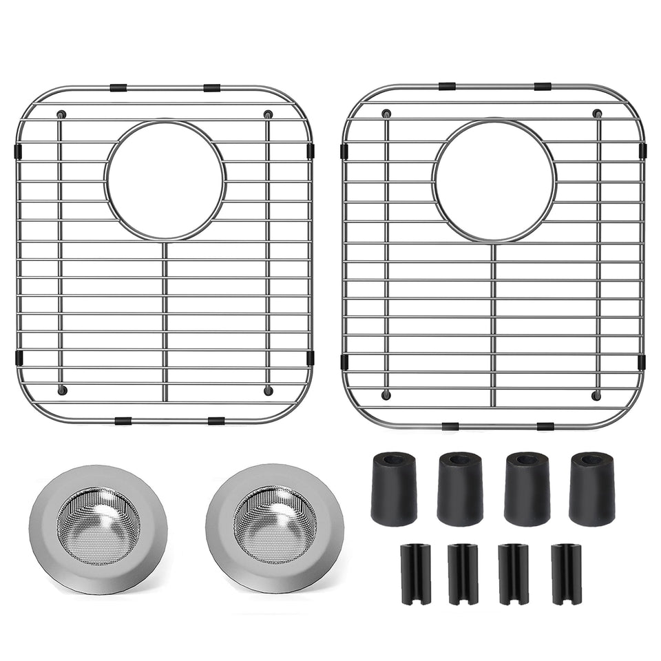 SUZLON sink grid protects bottom of sink with 13.2 x 11.6 inch fit and protection benefits